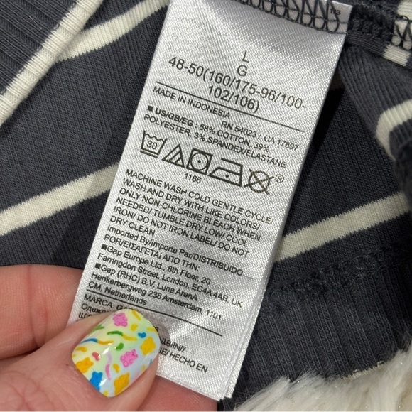 GAP High Neck Ribbed Tank Top Woman’s Large NWOT - Picture 7 of 11